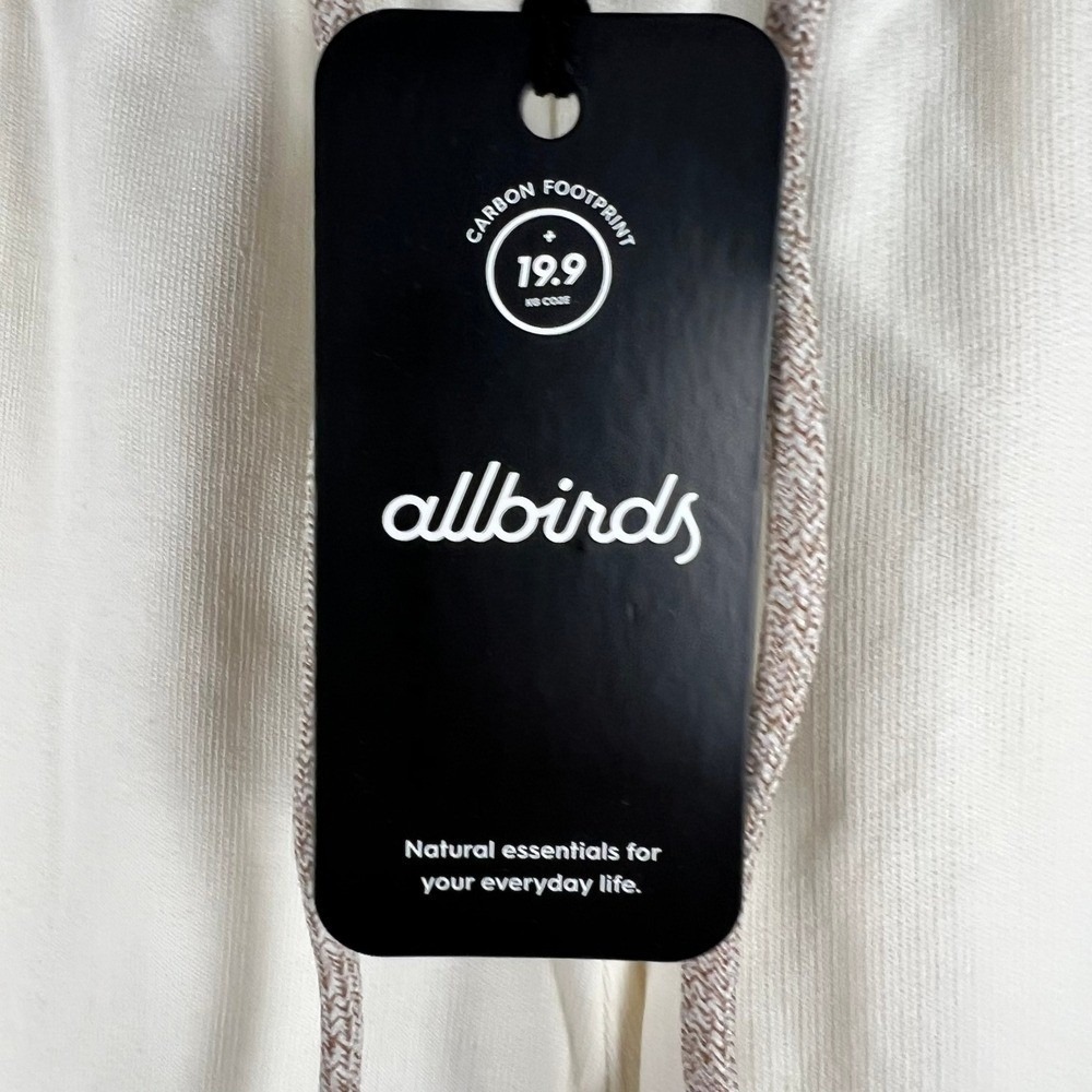 NWT allbirds Women's The R&R Sweatpants Small Natural White Sustainable Athletic - Picture 7 of 15